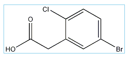 5-Bromo-2-chlorobenzeneacetic acid